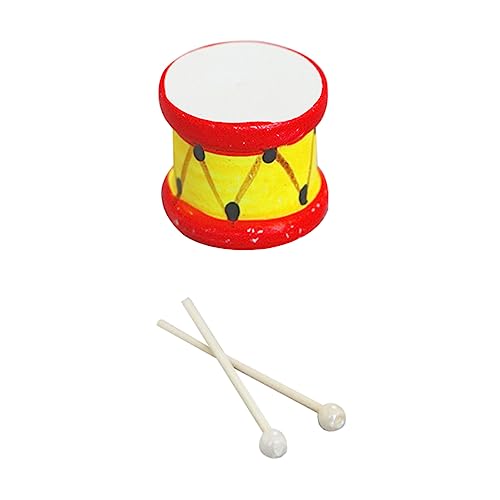 Kisangel 1 Satz Schlagzeug Modell Kreatives Dekorationsaccessoire für Puppenhäuser Sicher für Kinderzimmer und Spielzeuggestaltung Trommelstöcken Kisangel 1 Satz Schlagzeug Modell Kreatives Dekorationsaccessoire für Puppenhäuser Sicher für Kinderzimmer und Spielzeuggestaltung Trommelstöcken von Kisangel