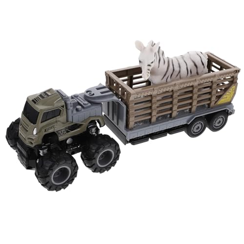 Kisangel 1 Satz Schleppwagenmodell Trägheitsauto Tieranhänger Tiermodell-LKW Fahrzeug Anhänger Tierspielzeug Autospielzeug für Legierung Zufällige Farbe Kisangel 1 Satz Schleppwagenmodell Trägheitsauto Tieranhänger Tiermodell-LKW Fahrzeug Anhänger Tierspielzeug Autospielzeug für Legierung Zufällige Farbe von Kisangel