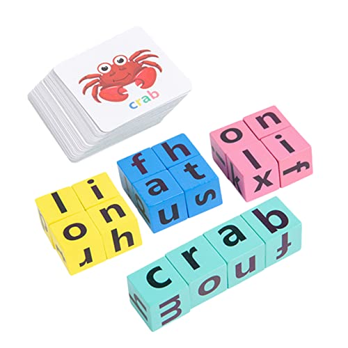 Kisangel 1 Satz Schreibschreibblockspielzeug Lernspielzeug für das englische Alphabet -Matching-Spiel Lernen passende Buchstabenspiele Rechtschreibspiel Holz von Kisangel