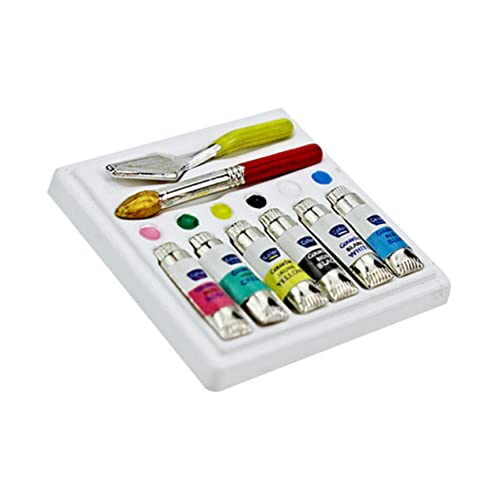 Kisangel Realistisches Simulations-aquarellspielzeug Für Minihäuser 1 Set Miniatur-aquarelldekorationen Für Modellierungsprojekte von Kisangel