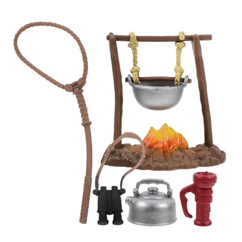 Kisangel 1 Satz Simulation Outdoor Camping Equipment für Realistisches Überlebensspielzeug aus Leicht Tragbar mit Vielseitigem Zubehör für Abenteuerliche Rollenspiele Kisangel 1 Satz Simulation Outdoor Camping Equipment für Realistisches Überlebensspielzeug aus Leicht Tragbar mit Vielseitigem Zubehör für Abenteuerliche Rollenspiele von Kisangel