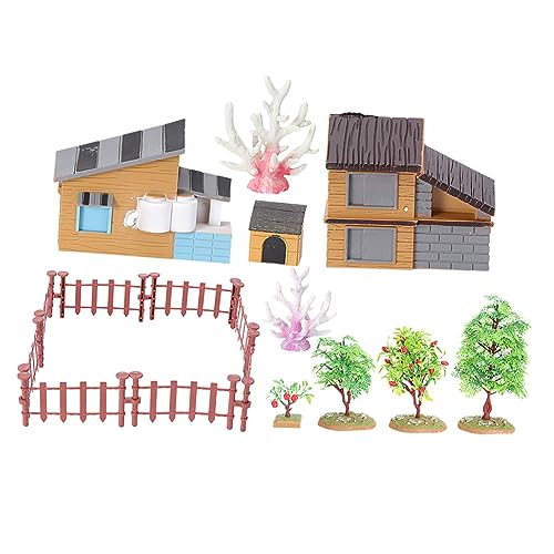 Kisangel 1 Satz Simulationsszene Simulationsspielzeug DIY Schmuck Spielzeugmodell für Hausmodell Farmszenenmodell Lernspielzeug für PVC von Kisangel