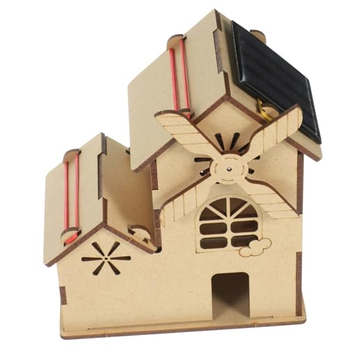 Kisangel 1 Satz Solar Power Windmill House Modell DIY Holzspielzeug für Kreatives Wissenschaftsprojekt für Geburtstage und Feste Sicher und Kisangel 1 Satz Solar Power Windmill House Modell DIY Holzspielzeug für Kreatives Wissenschaftsprojekt für Geburtstage und Feste Sicher und von Kisangel