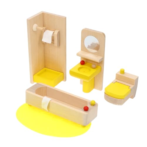 Kisangel 1 Satz Spielhaus deko für kinderknallzeug Toys hühner Mini- -Badezimmer Mini-Simulationsmöbel Mini - hölzern Yellow Kisangel 1 Satz Spielhaus deko für kinderknallzeug Toys hühner Mini- -Badezimmer Mini-Simulationsmöbel Mini - hölzern Yellow von Kisangel