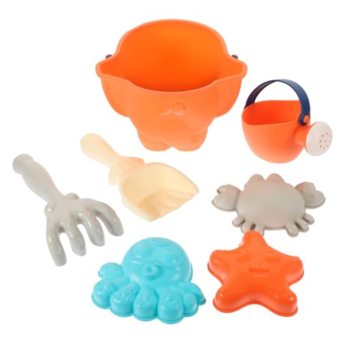 Kisangel 1 Satz Strandspielzeug Set für Teiliges Sandspielzeug mit Eimer Schaufeln und Förmchen für Strand Garten Robustem Kinderfreundlichem Zufällige Farbe Zufällige Farbe von Kisangel