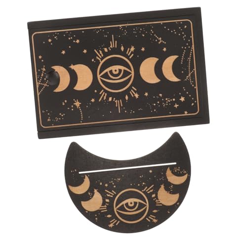 Kisangel 1 Satz Tarot-Karten-Box Deck Orakel Tarot-Fall Tarotkartenetui Zubehör Dekorativer Tarothalter Vorratsbehälter Aufbewahrungsbehälter Tarotkartenhalter Hölzern Black Kisangel 1 Satz Tarot-Karten-Box Deck Orakel Tarot-Fall Tarotkartenetui Zubehör Dekorativer Tarothalter Vorratsbehälter Aufbewahrungsbehälter Tarotkartenhalter Hölzern Black von Kisangel