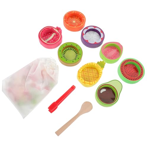 Kisangel 1 Satz Tassensortierspiel Aus Holz Gyroskopspielzeug Sortieren Kinderspiele Lernspiel Sinnesspielzeug Zur Farbklassifizierung Zählen Farbsortierbecher Hölzern von Kisangel