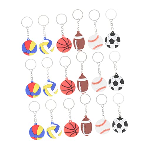 Kisangel 1 Satz Teiliges Schlüsselanhänger Für Sportarten Fußball Basketball Volleyball Kreative Für Schul Events Mitgebsel Schlüsselanhänger Für Rucksäcke 20 Stück Kisangel 1 Satz Teiliges Schlüsselanhänger Für Sportarten Fußball Basketball Volleyball Kreative Für Schul Events Mitgebsel Schlüsselanhänger Für Rucksäcke 20 Stück von Kisangel