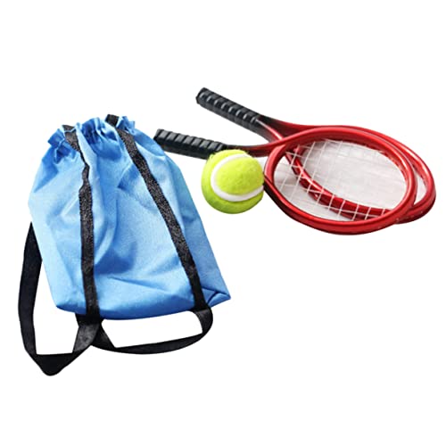 Kisangel 1 Satz Tennis Racket Teiliges aus Dekorativen Mini Tennisrackets für Puppenhäuser oder Fotodekoration für Verschiedene Zwecke von Kisangel