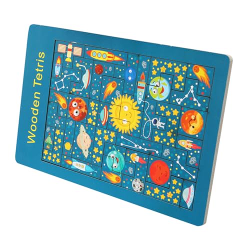 Kisangel 1 Satz Tetrisspielzeug Planeten-Rätsel Puzzlespielzeug für die frühe Bildung von Kindern Lernen Puzzle- Holzrätsel Holzpuzzle für Weltraum-Spielset hölzern Kisangel 1 Satz Tetrisspielzeug Planeten-Rätsel Puzzlespielzeug für die frühe Bildung von Kindern Lernen Puzzle- Holzrätsel Holzpuzzle für Weltraum-Spielset hölzern von Kisangel