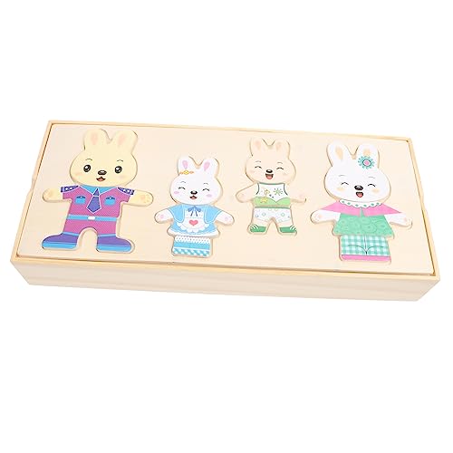 Kisangel 1 Satz Tierwechsel Puzzle aus Holz für Kreatives Farbenfrohes Puzzle für Kleinkinder Vorstellungskraft und Kreativität für Vorschulkinder Kisangel 1 Satz Tierwechsel Puzzle aus Holz für Kreatives Farbenfrohes Puzzle für Kleinkinder Vorstellungskraft und Kreativität für Vorschulkinder von Kisangel