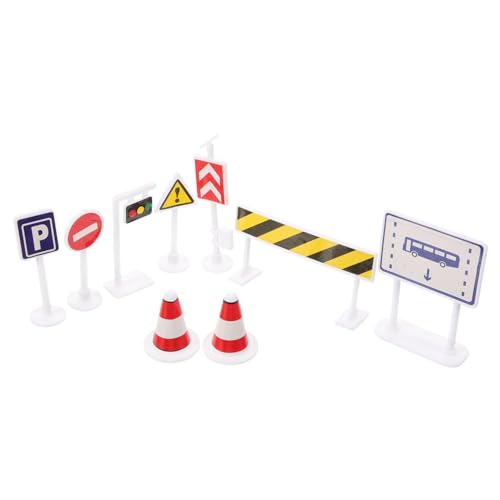 Kisangel 1 Satz Verkehrszeichen Modellspielzeug-Verkehrszeichen Straßenschild Straße Straßenschild Mini- Minikegel Ampellampe Ampelmodelle Kisangel 1 Satz Verkehrszeichen Modellspielzeug-Verkehrszeichen Straßenschild Straße Straßenschild Mini- Minikegel Ampellampe Ampelmodelle von Kisangel
