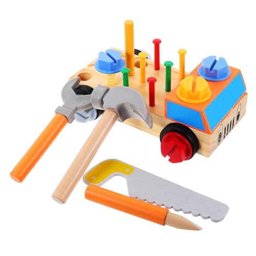 Kisangel 1 Satz Werkzeugkoffer für Holzspielzeug mit Schraubendreher Montage und Demontage Funktion Fördert Praktische Fähigkeiten und Geeignet für Drinnen und Draußen für Neugierige Junge Kisangel 1 Satz Werkzeugkoffer für Holzspielzeug mit Schraubendreher Montage und Demontage Funktion Fördert Praktische Fähigkeiten und Geeignet für Drinnen und Draußen für Neugierige Junge von Kisangel