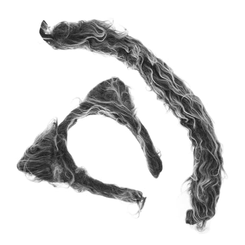 Kisangel 1 Satz Wolf Cosplay Kostümset mit Haarreif und Teiliges Rollenspiel Accessoire für Halloween und Kostümpartys für Erwachsene Kisangel 1 Satz Wolf Cosplay Kostümset mit Haarreif und Teiliges Rollenspiel Accessoire für Halloween und Kostümpartys für Erwachsene von Kisangel