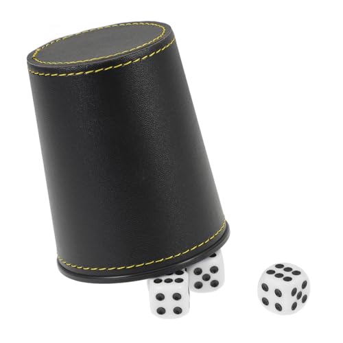 Kisangel 1 Satz Würfel gesetzt Würfelspielspielzeug Zittern Container Center groß ktv spielpokal Spielwürfelbecher Party Würfelbecher Spiel-Requisiten PU、ABS Black Kisangel 1 Satz Würfel gesetzt Würfelspielspielzeug Zittern Container Center groß ktv spielpokal Spielwürfelbecher Party Würfelbecher Spiel-Requisiten PU、ABS Black von Kisangel