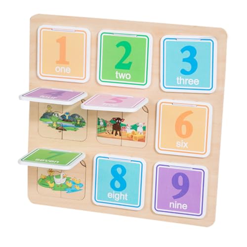 Kisangel 1 Satz Zahlenpuzzle- Holzpuzzle für Kleinkinder Tiere Holzpuzzle -Puzzle- Lernrätsel für Kleinkinder Puzzle- für -Rätsel Kisangel 1 Satz Zahlenpuzzle- Holzpuzzle für Kleinkinder Tiere Holzpuzzle -Puzzle- Lernrätsel für Kleinkinder Puzzle- für -Rätsel von Kisangel