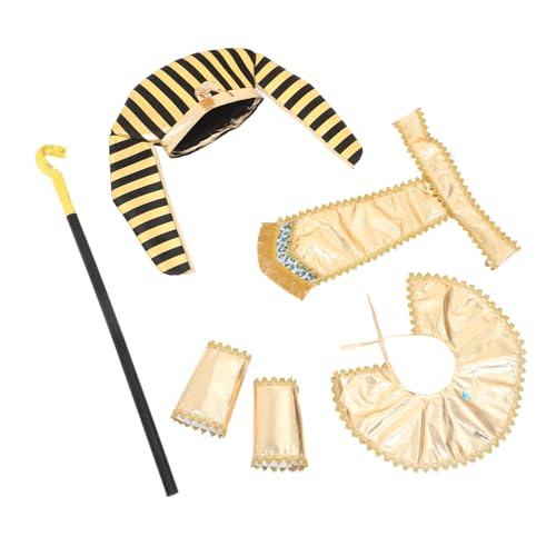 Kisangel 1 Satz -kleidungsanzug Ägyptische Accessoires Ägyptisches Kostüm Golden Stoff Kisangel 1 Satz -kleidungsanzug Ägyptische Accessoires Ägyptisches Kostüm Golden Stoff von Kisangel