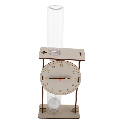 Kisangel 1 Satz tropfende Uhr experimente bastelset für experimentierkästen naturwissenschaften Zeit Unterrichtsmaterialien Klassenzimmer müssen haben Plastik Beige von Kisangel