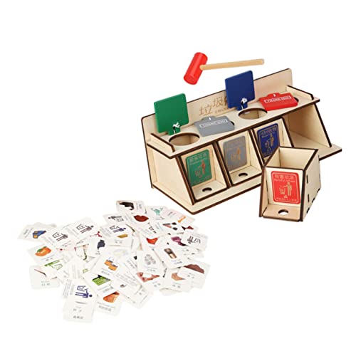 Kisangel 1 Satz zum Sortieren von Müll Müllsortierspielzeug passende Spielzeuge sortieren zur Müllklassifizierung für Recycling-Sortierspiel Papier von Kisangel