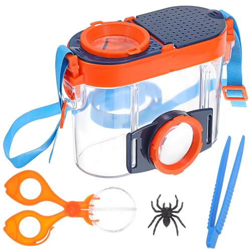 Kisangel 1 Set-Box Beobachtungsbox für Insekten Insektenlupe für Insektenbehälter Gläser zur Insektenbeobachtung Insektenhalter Outdoor-Erkundungsset Plastik von Kisangel