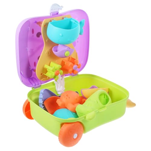 Kisangel 1 Set-Box Trolley- sandspielzeug strandspielzeug sandspielzeug-Set Werkzeug badewannenspielzeug Sand Graben Plastik Violett Kisangel 1 Set-Box Trolley- sandspielzeug strandspielzeug sandspielzeug-Set Werkzeug badewannenspielzeug Sand Graben Plastik Violett von Kisangel