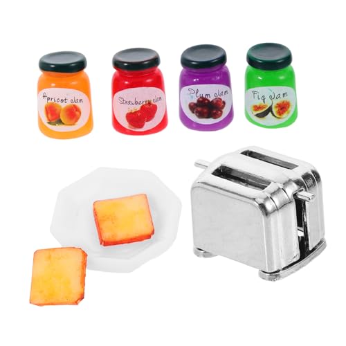 Kisangel 1 Set Brotbackautomaten Modell Puppenhaus Brotbackautomat Miniatur Brotbackautomat Mini Modell Miniatur Küchenszene Requisite Toaster Simuliertes Küchengeschirr Set Kisangel 1 Set Brotbackautomaten Modell Puppenhaus Brotbackautomat Miniatur Brotbackautomat Mini Modell Miniatur Küchenszene Requisite Toaster Simuliertes Küchengeschirr Set von Kisangel