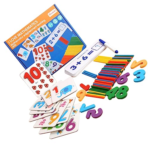 Kisangel 1 Set Digitale Pairing Bausteine Lernspielzeug Zahlen Matching Lernspielzeug Mathematik Lehrmittel Lehrmittel Für Bunter Kunststoff von Kisangel