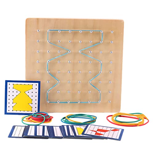 Kisangel 1 Set Geometrisches Nagelbrett Manipulatives Für Lernmanipulatoren Für Lernspielzeug Lernspielzeug Werkzeuge Geoboard Pegboard Nagelplatte Aus Holz Kisangel 1 Set Geometrisches Nagelbrett Manipulatives Für Lernmanipulatoren Für Lernspielzeug Lernspielzeug Werkzeuge Geoboard Pegboard Nagelplatte Aus Holz von Kisangel