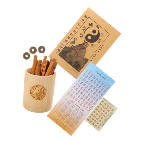 Kisangel Wahrsagerei-Spiel Pot Sticks Chinesische Telling Requisiten Set Kompakte Zarte Design Für Spaß von Kisangel