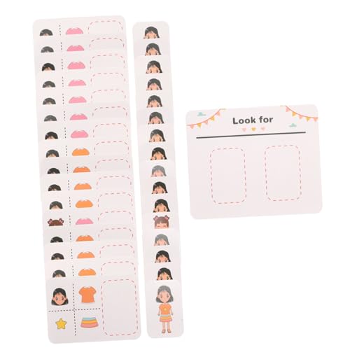 Kisangel 1 Set Kindergarten Puzzle Karten Form Spiele Sensorischen Pädagogisches Tisch Spiel Kognitiven Fähigkeiten Pädagogisches Gedächtnis Matching Spiel Logisches Papier von Kisangel