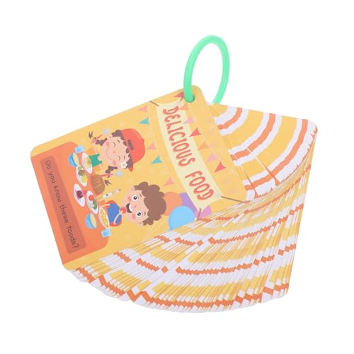 Kisangel 1 Set Kinderkarte Sensorische Babys Karten Kleinkind Lernzubehör Lebensmittel Lernkarte Für Lernkarte Lernspielzeug Kognitive Lernkarte Kinderspielzeug Gelbes Papier Kisangel 1 Set Kinderkarte Sensorische Babys Karten Kleinkind Lernzubehör Lebensmittel Lernkarte Für Lernkarte Lernspielzeug Kognitive Lernkarte Kinderspielzeug Gelbes Papier von Kisangel