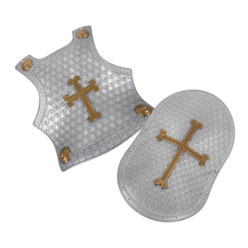 Kisangel 1 Set Kinderschild Cosplay Kinderspielzeug Kleinkinder Kleine Rüstung Party Kleine Rüstung Echte Rüstung Spielzeugschild Für Jungen Tragbare Kleine Rüstung von Kisangel