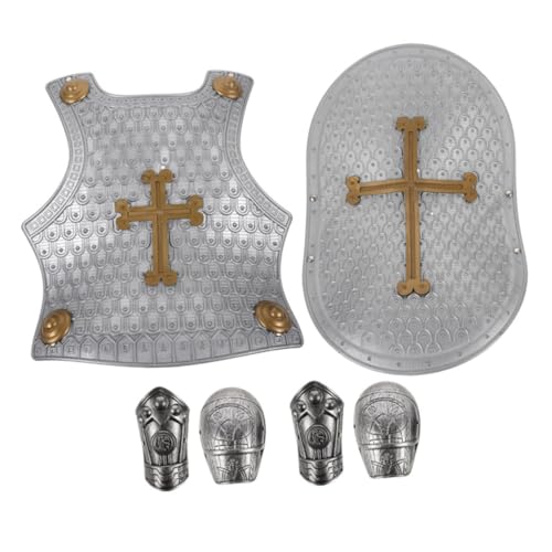 Kisangel 1 Set Kleiner Schild Mittelalterliches Kinderspielzeug Schildrüstung Partyspiel Schild Kinderschild Partyzubehör Für Jungen Schildspielzeug Kinderspielzeug Gefälschte von Kisangel