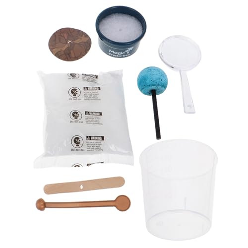 Kisangel 1 Set Kristallbaum Kristallhandwerk Zum Lernen Kristallzucht Set Stammlernen Für Wissenschaftliche Experimente Schnelles Papier von Kisangel