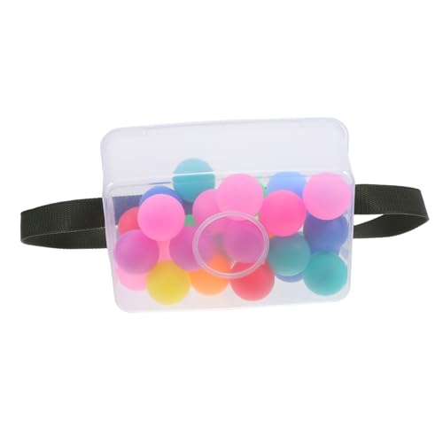 Kisangel 1 Set Lustige Twerking-Pong-Spiel-Requisiten: Interaktives Schüttelball-Spielzeug Für Partys, Familientreffen Und Spaß – Plastikbox Mit Bunten Pong-bällen von Kisangel