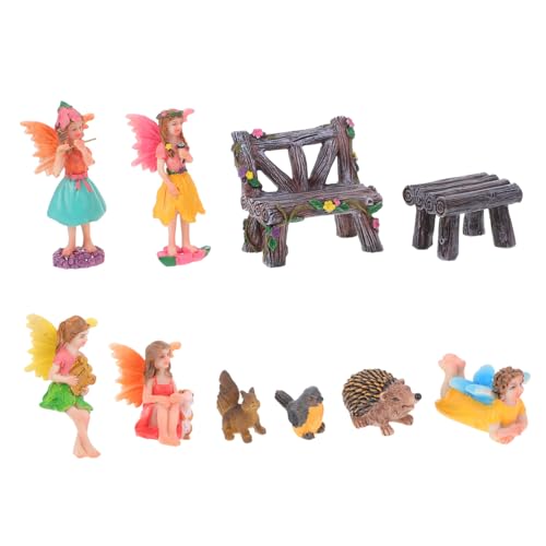Kisangel 1 Set Miniatur -feen -Figuren Für Garten- Und Häuserharz -Desktop -feen -Ornamente Entzückende Feenstatuen Für Mikrolandschaftsdekorationen Kisangel 1 Set Miniatur -feen -Figuren Für Garten- Und Häuserharz -Desktop -feen -Ornamente Entzückende Feenstatuen Für Mikrolandschaftsdekorationen von Kisangel