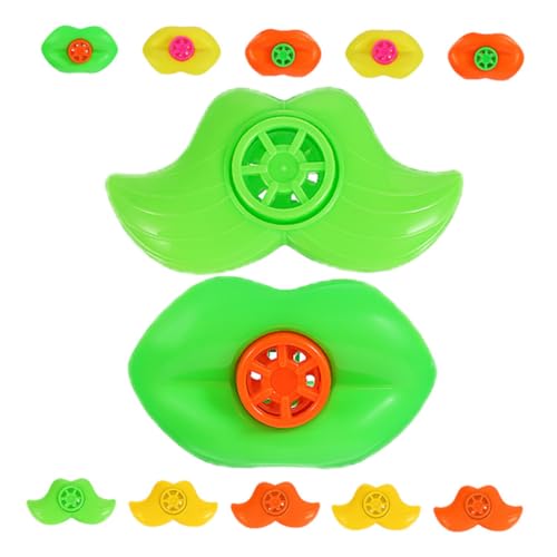 Kisangel 1 Set Pfeifengeburtstagsgebläse Pfeifen Für Großpackungen Verrückte Pfeifenpartypfeifenschnurrbart Für Pfeifen Für Piñata Füller Großpackungspfeifengeräuschmacher Party Kunststoff von Kisangel
