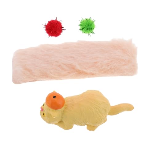 Kisangel 1 Set Puppenhauskatze Plüschball Und Katzendekoration Miniatur Katzenfigur Süße Katze Puppenhaus Süßes Katzenmodell Miniatur Tiermodell Harzkätzchen Basteln Mini von Kisangel