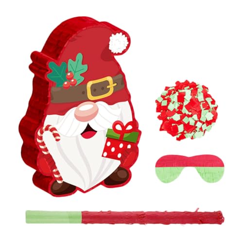 Kisangel 1 Set Zwergen-Piñata: Hängende Zwergen-Piñata für die Weihnachtsfeier – Dekoratives Spielzeug mit süßer Form für das mexikanische Karnevalsthema von Kisangel