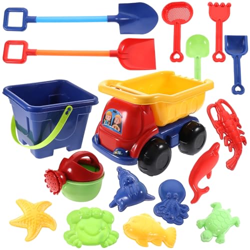 Kisangel 1 Spielzeugset für den Strand sandspielzeug strandspielzeug sandkistenspielzeugset Sandeimer-Set Lernspielzeug für Werkzeuge zum Sandabbau Plastik von Kisangel