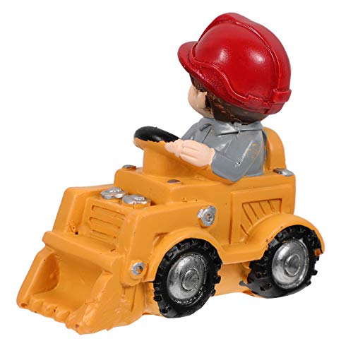 Kisangel 1 Stück Bulldozer Mini Bagger Geburtstagskuchen Dekorationen Bagger Kuchen Dekorationen Geburtstagskuchen Topper Für Babys Für Jungen Ornamente Für Hübscher Kuchen von Kisangel