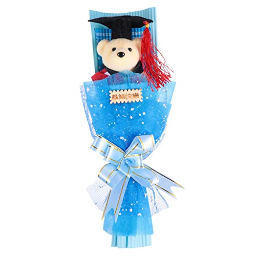 Kisangel 1 Stück Dr. Bärenstrauß Party Abschluss Tragen Plüsch Puppenfigur Blumenstrauß Puppe Ornament Blumenstrauß Bärenpuppenstrauß Figur Puppenstrauß Stoff Blue Kisangel 1 Stück Dr. Bärenstrauß Party Abschluss Tragen Plüsch Puppenfigur Blumenstrauß Puppe Ornament Blumenstrauß Bärenpuppenstrauß Figur Puppenstrauß Stoff Blue von Kisangel