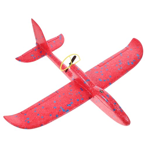 Kisangel 1 Stück Elektrisches Flugzeugspielzeug mit LED Lichtern Leichtes Schaumstoff Flugzeug für Werfen Freien USB Betrieben Sicher und von Kisangel