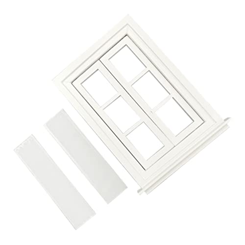 Kisangel 1 Stück Fenster und Tür Modell Kreatives DIY Puppenhaus Zubehör mit Fensterrahmen Umweltfreundliches Material für Mini Häuser und Dekoration Fotografie Requisiten und Kisangel 1 Stück Fenster und Tür Modell Kreatives DIY Puppenhaus Zubehör mit Fensterrahmen Umweltfreundliches Material für Mini Häuser und Dekoration Fotografie Requisiten und von Kisangel