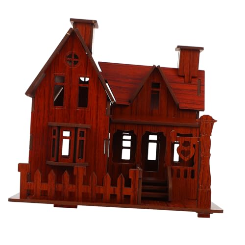 Kisangel 1 Stück Hausmodell Zusammenbauen Das DIY Hausbausatz Konstruktionsmodell Mini Hausbausatz Dekoratives Hausmodell Architekturbausatz DIY Montagemodell Holz Kisangel 1 Stück Hausmodell Zusammenbauen Das DIY Hausbausatz Konstruktionsmodell Mini Hausbausatz Dekoratives Hausmodell Architekturbausatz DIY Montagemodell Holz von Kisangel