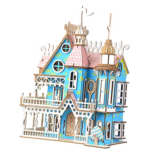 Kisangel 1 Stück Holz Puzzle Bausatz für Erwachsene Handgefertigtes Modell Eines Traumhauses für Kreatives Basteln Hand Augen Koordination bei Kindern Kisangel 1 Stück Holz Puzzle Bausatz für Erwachsene Handgefertigtes Modell Eines Traumhauses für Kreatives Basteln Hand Augen Koordination bei Kindern von Kisangel