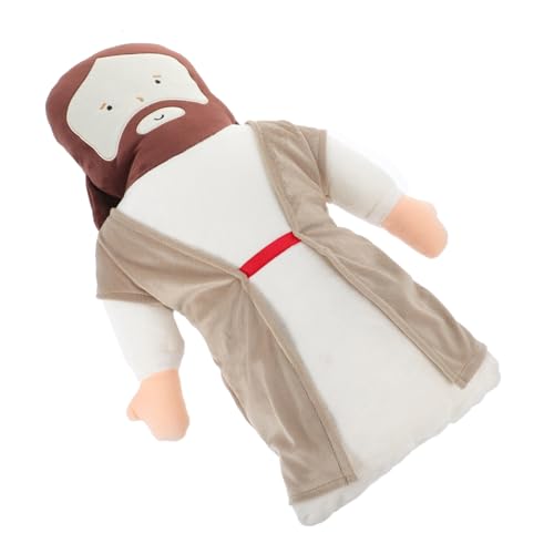 Kisangel 1 Stück Jesus-Kissenspielzeug flauschig für Plüschtiere knuddelig klein Karikatur Jesus Kuscheltier Jesus Spielzeugplüsch gefüllter Plüsch PP Baumwolle von Kisangel