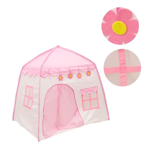 Kisangel 1 Stück Kinderzelt Spielzeughaus Kleines Spielhaus Indoor Camping Kleinkind Outdoor Popup Zelt Für Jungen Und Mädchen Kinderzelt Fasergerüst Rosa von Kisangel