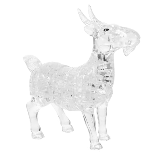 Kisangel 1 Stück Kristallpuzzle Bausteine Bauen Für Ziege Desktop-Ornament Rätsel Für Tier Puzzles Für Puzzles Für Ziegenrätsel Kinderspielzeug Ziege Dekoration Puzzle-Ziege Weiß Kisangel 1 Stück Kristallpuzzle Bausteine Bauen Für Ziege Desktop-Ornament Rätsel Für Tier Puzzles Für Puzzles Für Ziegenrätsel Kinderspielzeug Ziege Dekoration Puzzle-Ziege Weiß von Kisangel