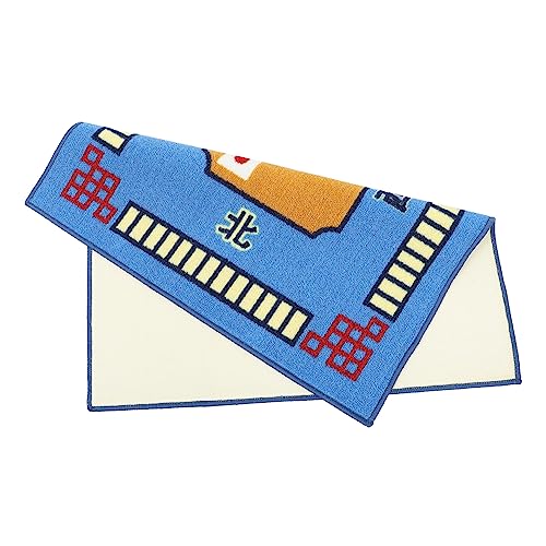 Kisangel 1 Stück Mahjong-Tischdecke Spieltischabdeckung Domino Tischdecke Mahjong-Tischmatte Abdeckung für Tischspiele Majiang Tischset Brettspiel-Tischmatte Flanell (Polyesterfaser) Blau von Kisangel
